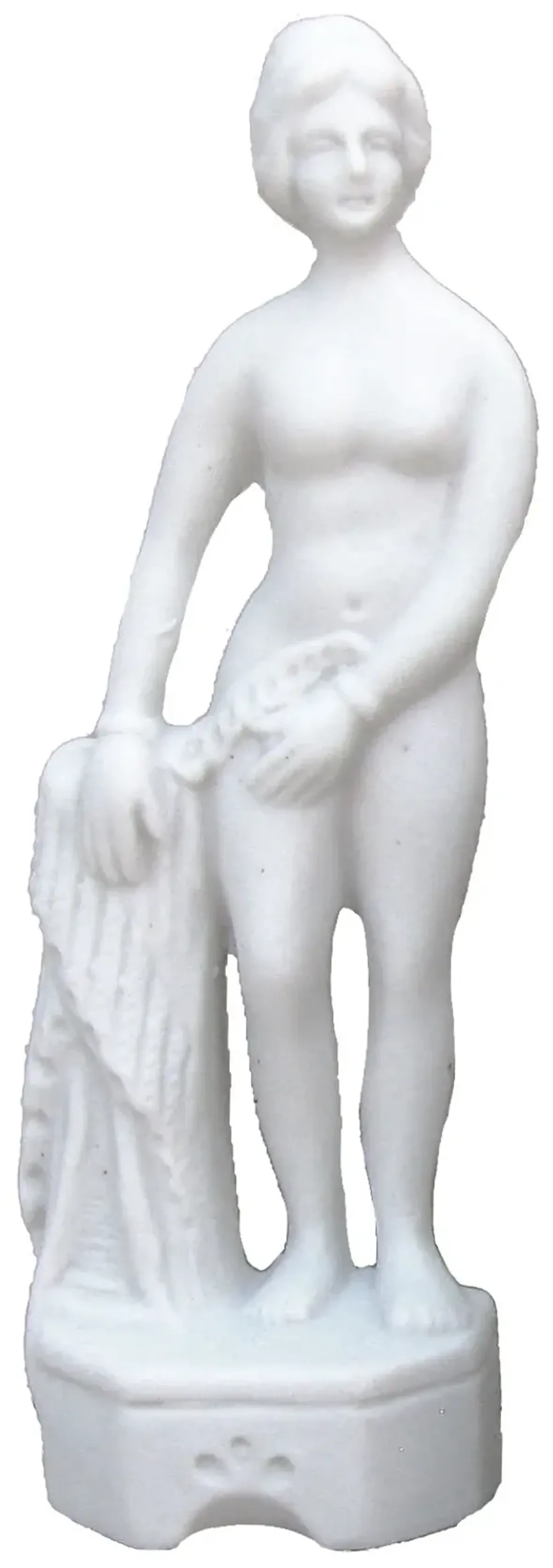 Classical Bisque Porcelain Figurines Set of 3 - Chez Vous - white