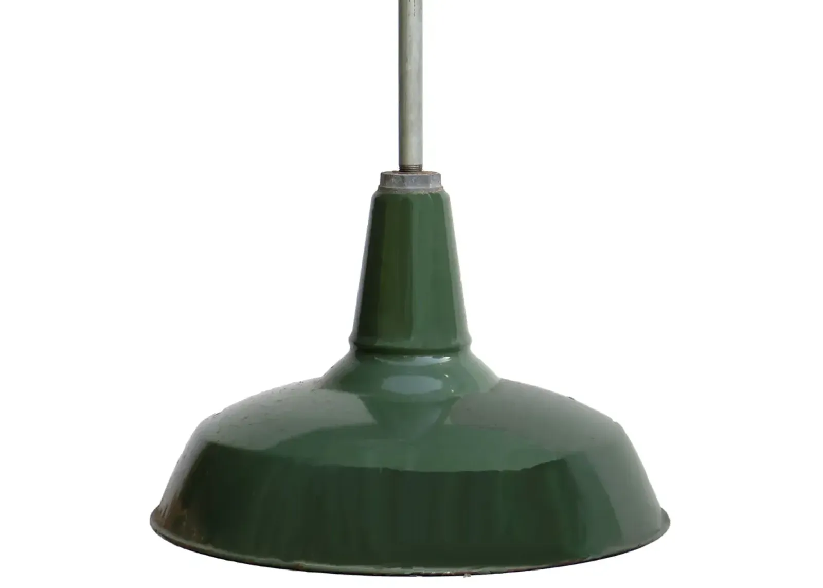 Vintage Industrial Light - Green Shade - Chez Vous