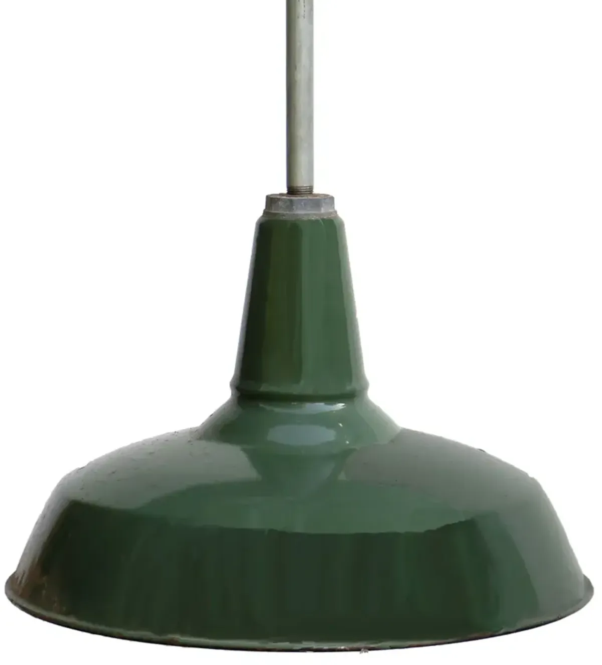 Vintage Industrial Light - Green Shade - Chez Vous