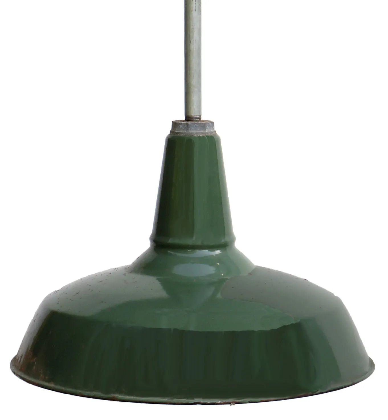Vintage Industrial Light - Green Shade - Chez Vous