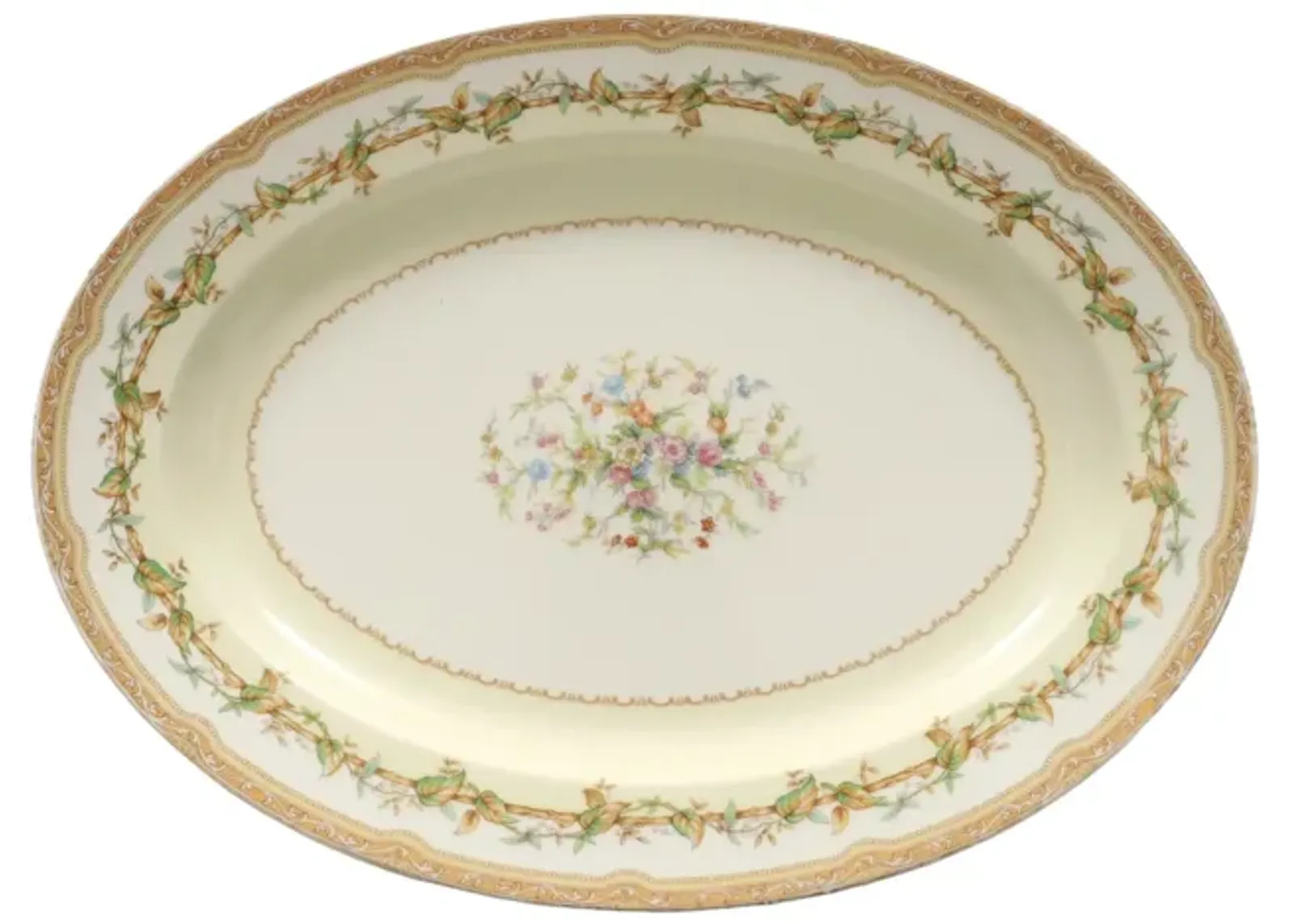 Noritake Olympia Ceramic Serving Platter - Interesting Things - Pink