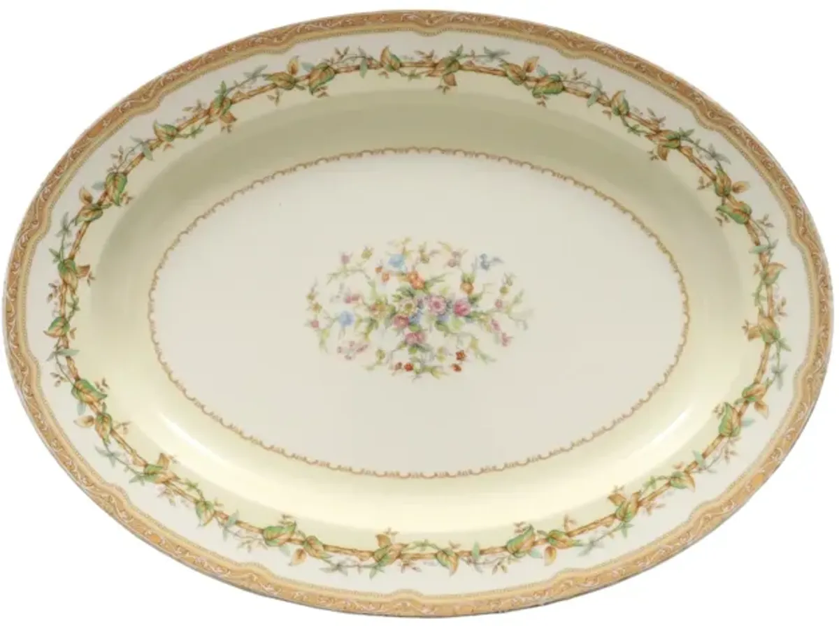 Noritake Olympia Ceramic Serving Platter - Interesting Things - Pink