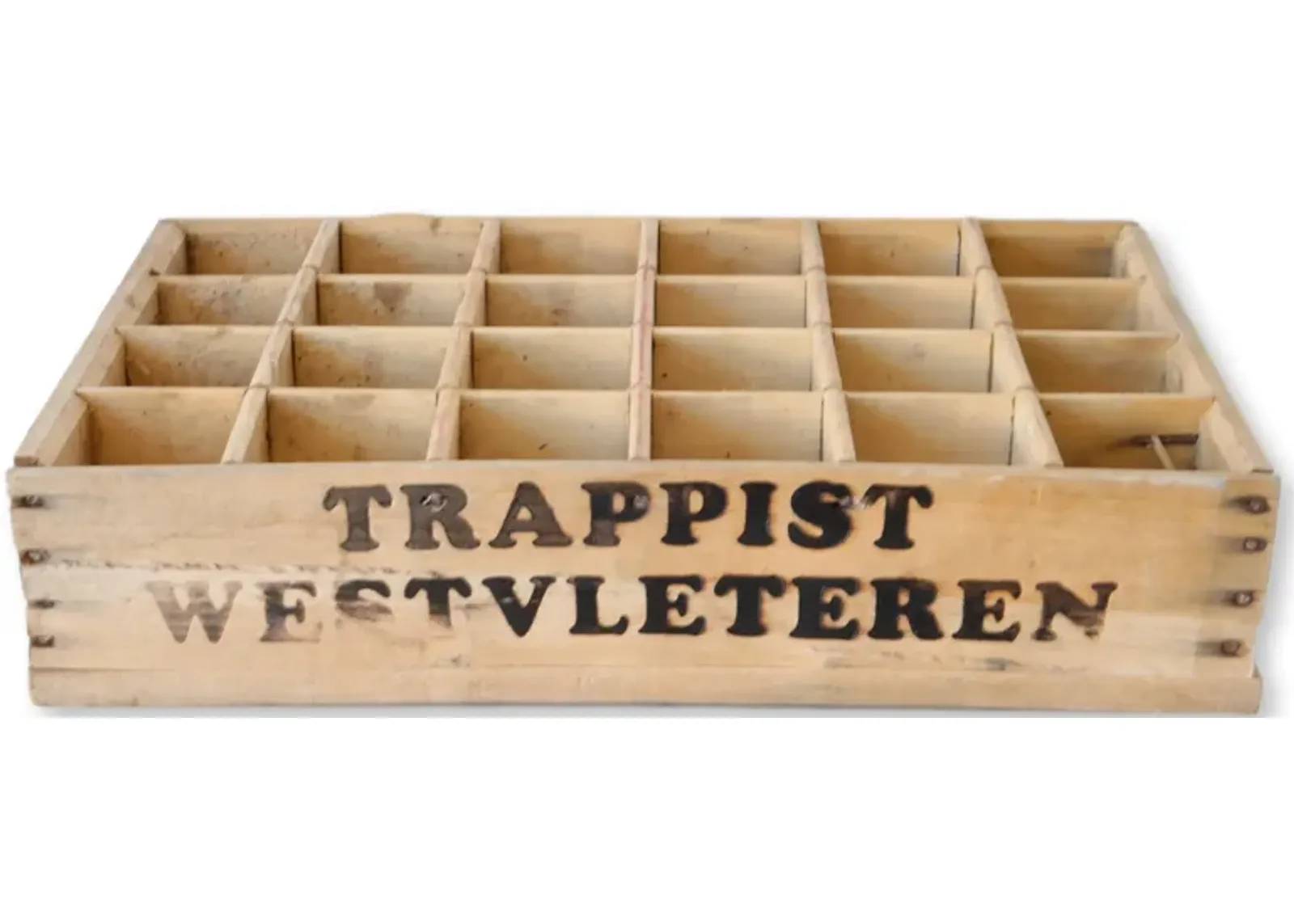 Trappist Belgian Beer Crate - The Queens Landing - Brown