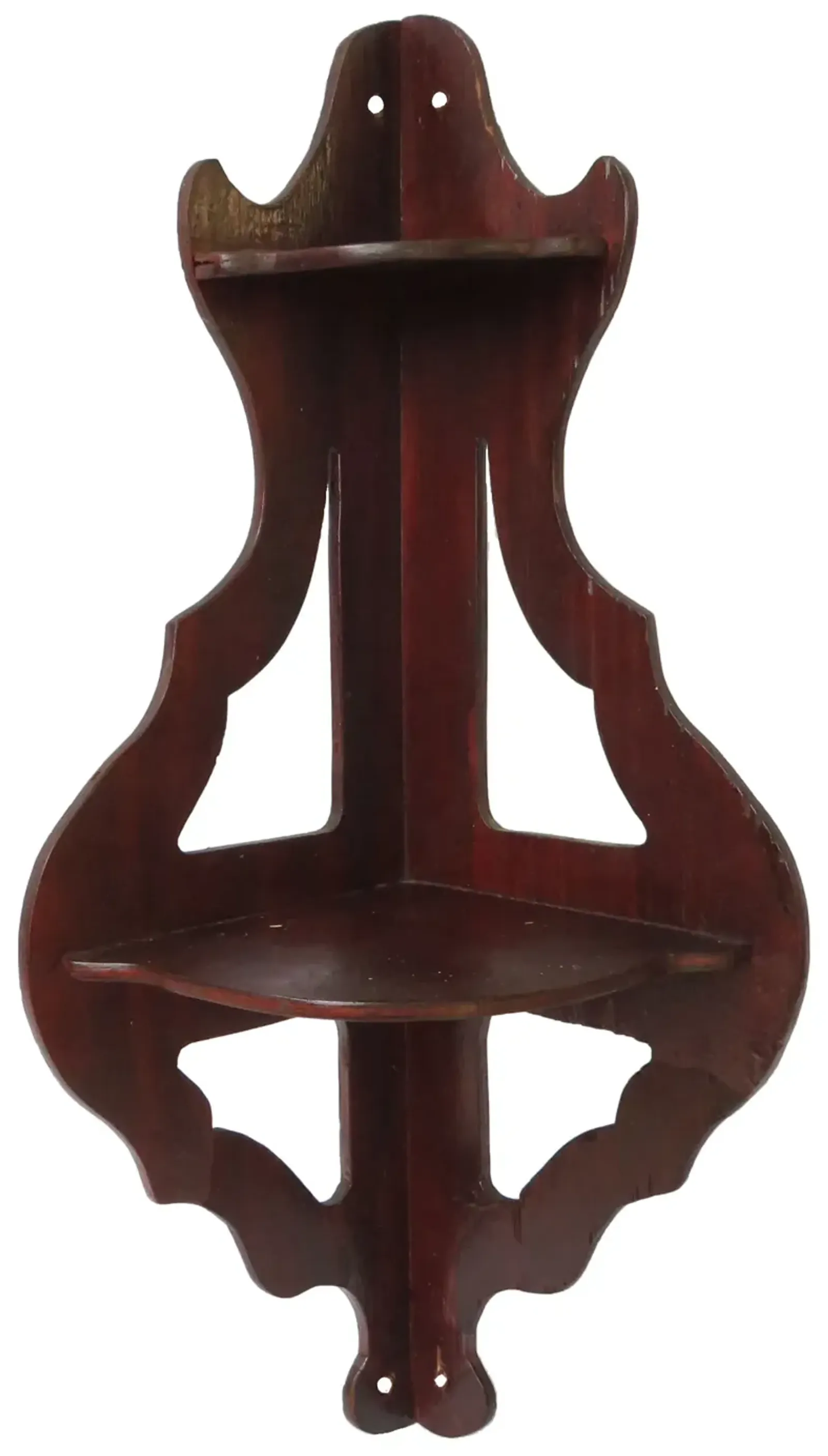 French Country Style Corner Wall Shelf