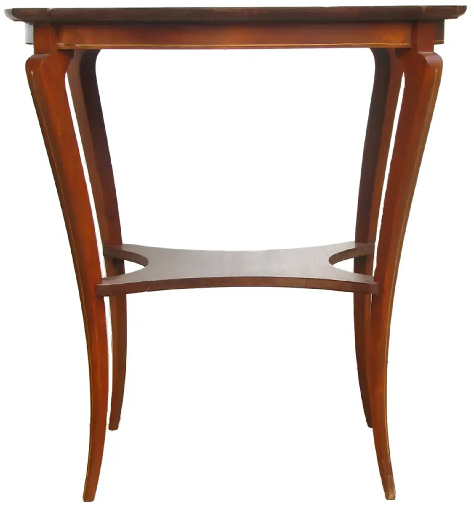 KlismosStyle Inlaid Wood Accent Table - Chez Vous - Brown - 24" L x 24" W x 24" H