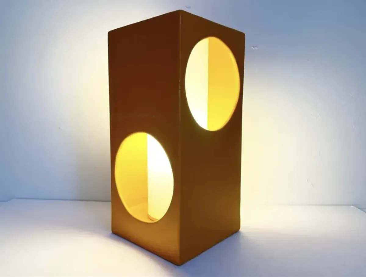 Midcentury Geometric Accent Lamp - C the Light Interiors