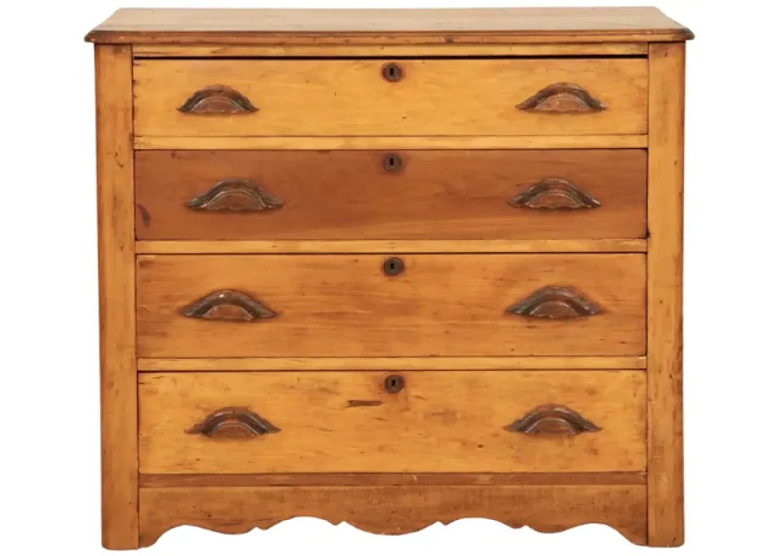 Antique Provincial Chest of Drawers - Interesting Things - Brown