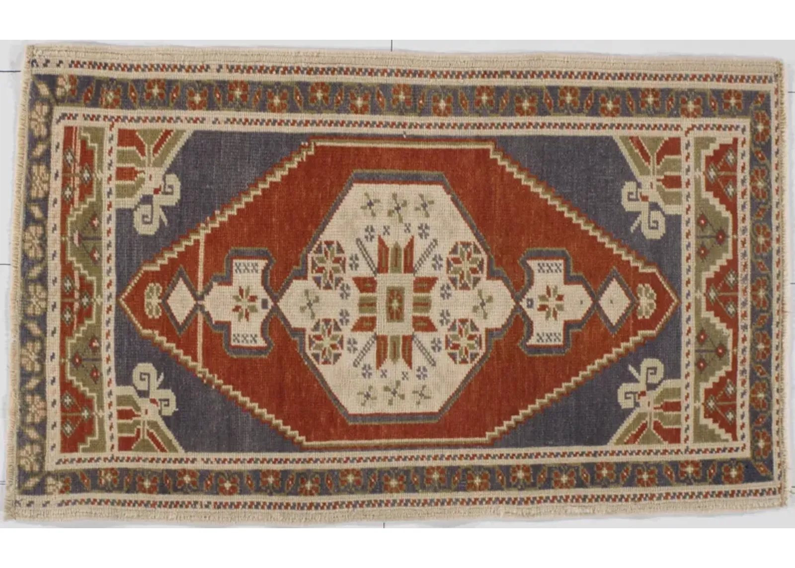 Turkish Yastik Rug 2' X 3'2 - Brown - Brown