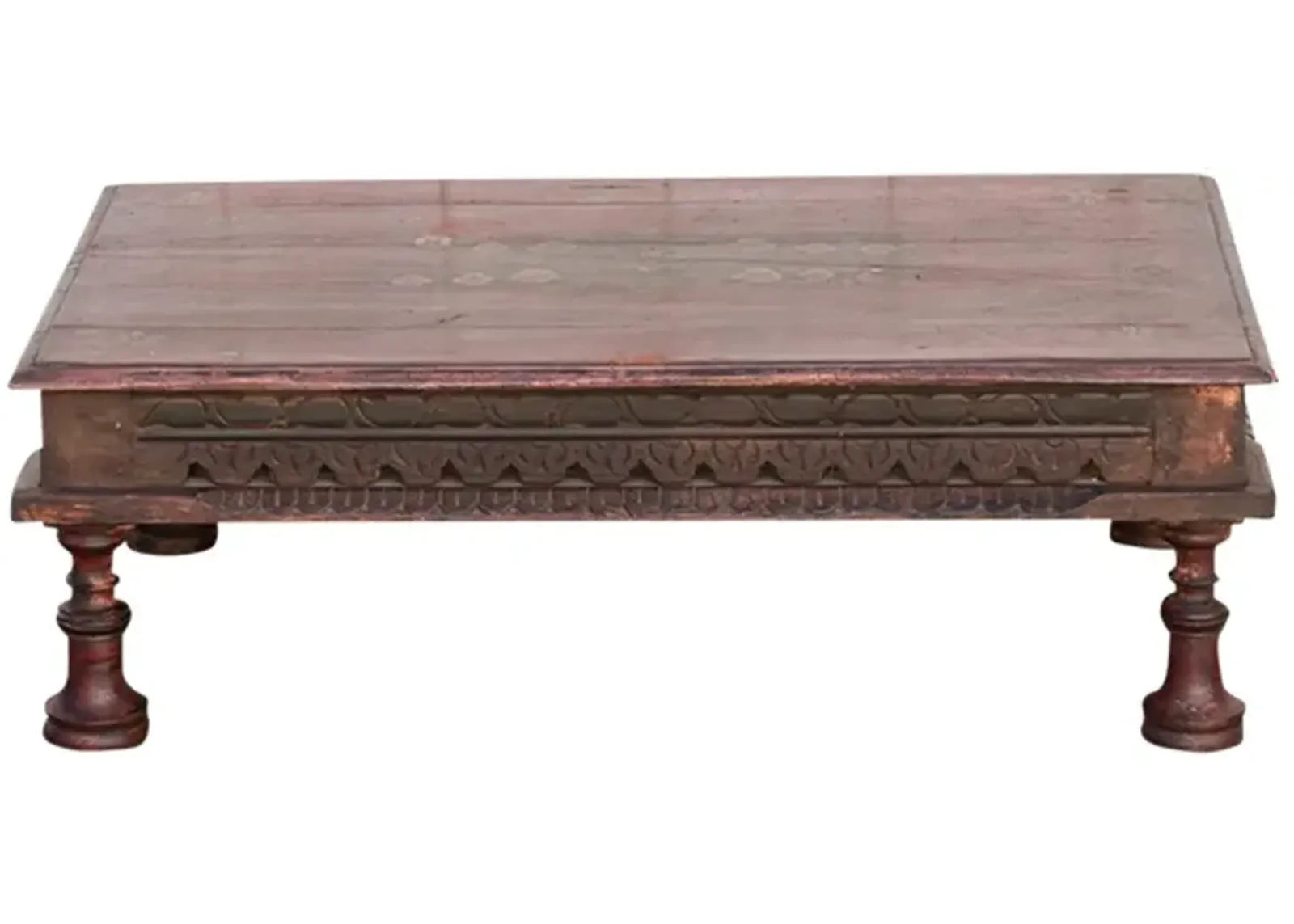 Mid-Century Painted Indian Bajot Table - de-cor