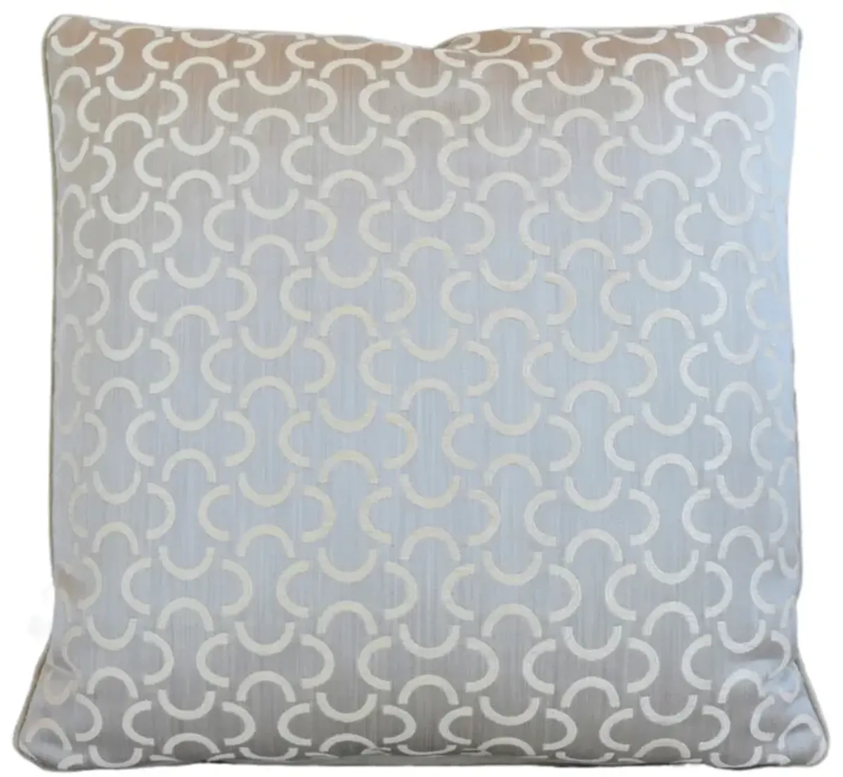 Geometric Modern Jacquard Mélange Pillow