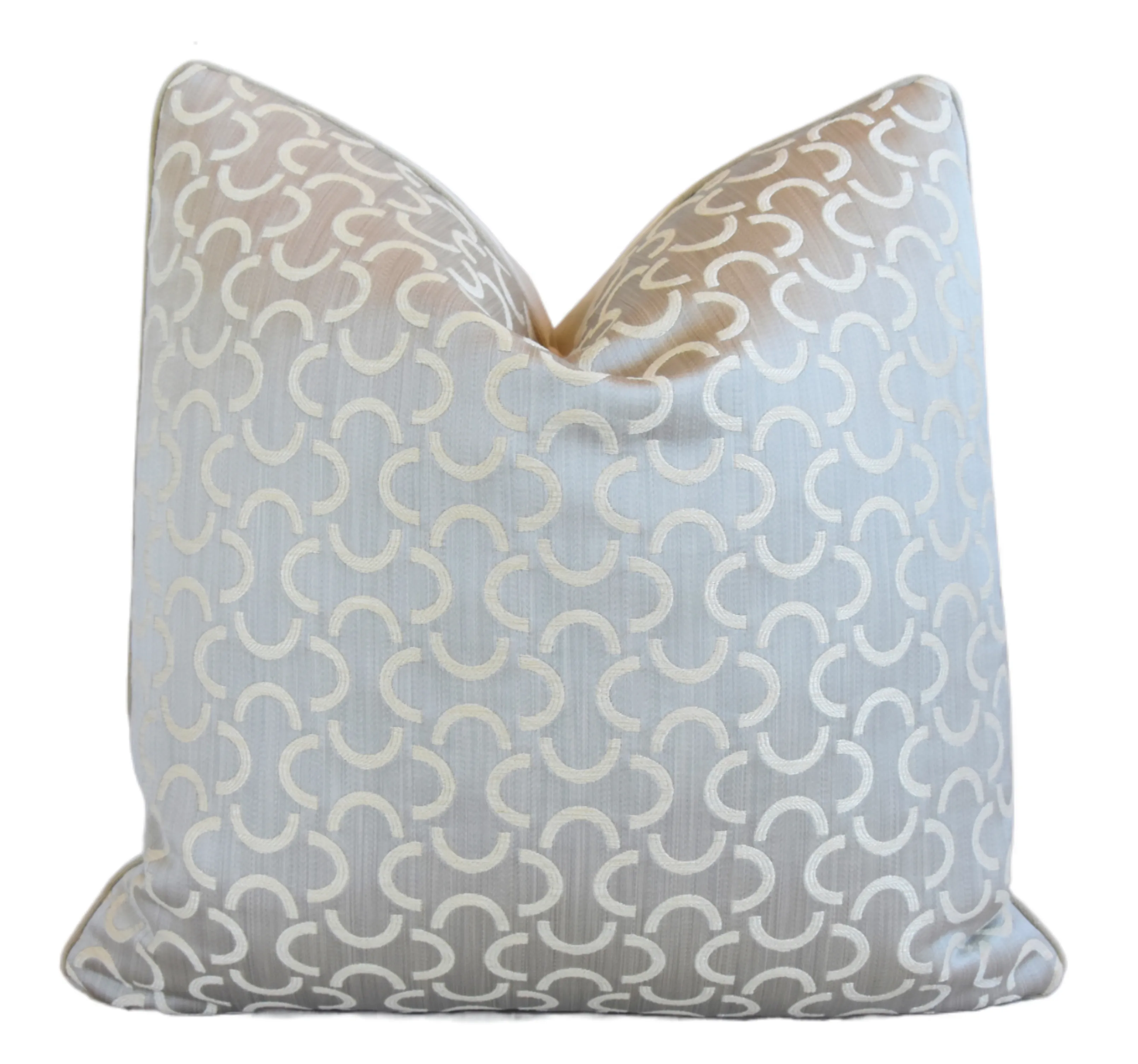 Geometric Modern Jacquard Mélange Pillow