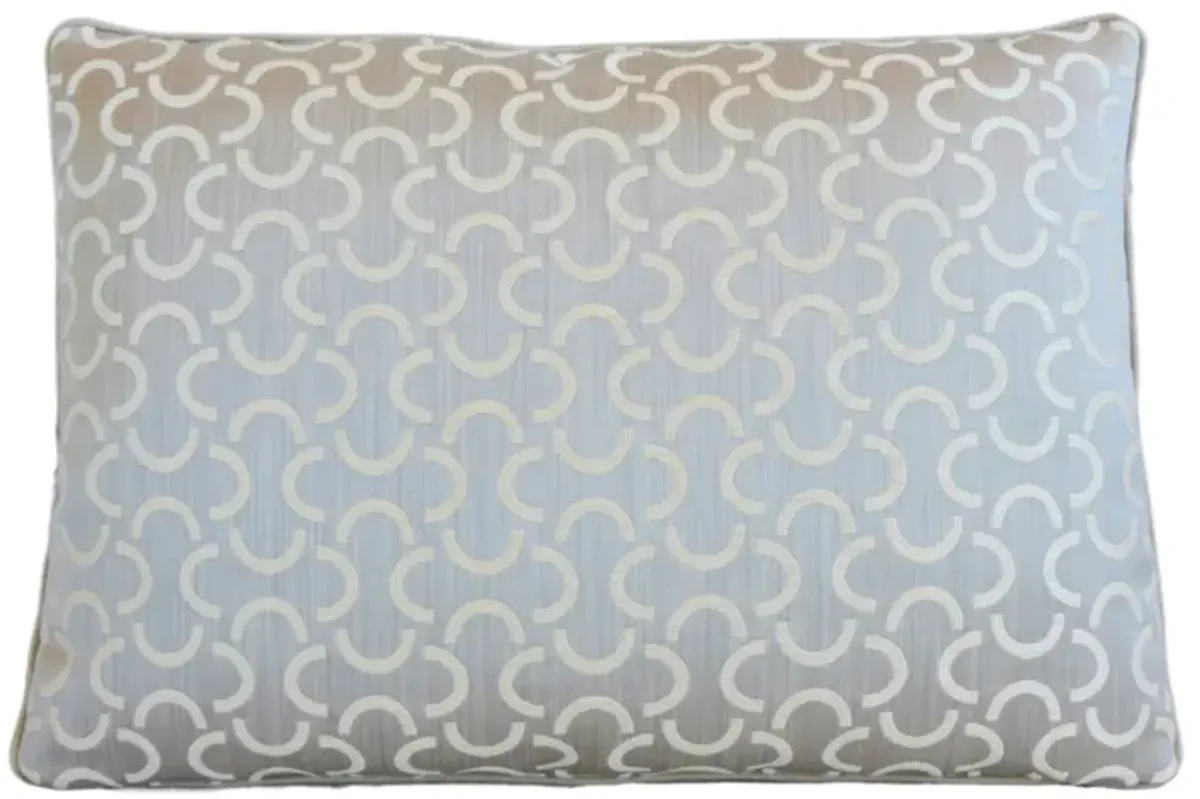 Geometric Modern Jacquard Mélange Pillow