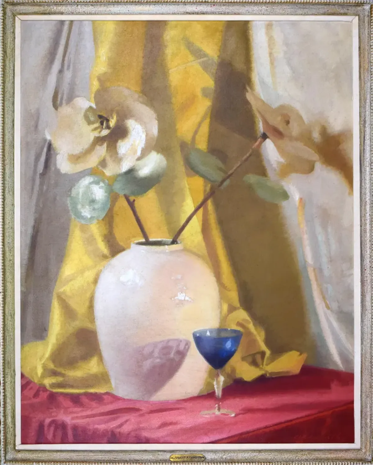 Impressionist Still Life by Allsworthy - Antiquarian Art Company - Yellow