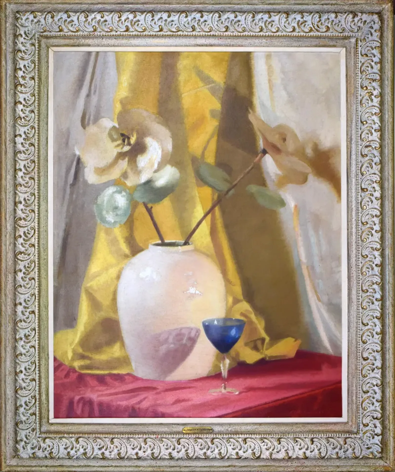 Impressionist Still Life by Allsworthy - Antiquarian Art Company - Yellow