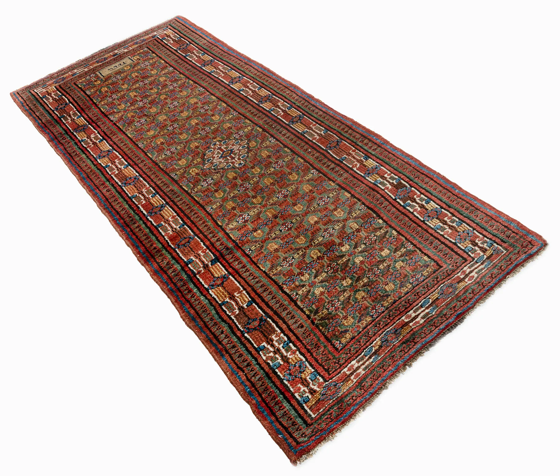 Persian Serab Rug Runner 2' X 6'6 - red - red