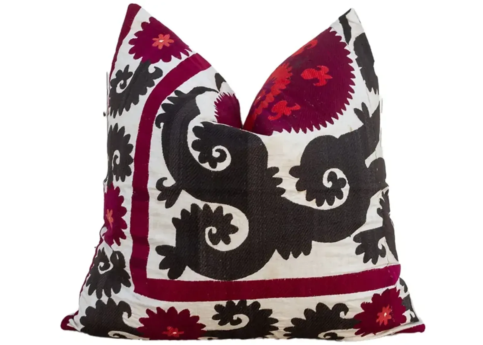 Zuri Large Suzani Pillow - de-cor