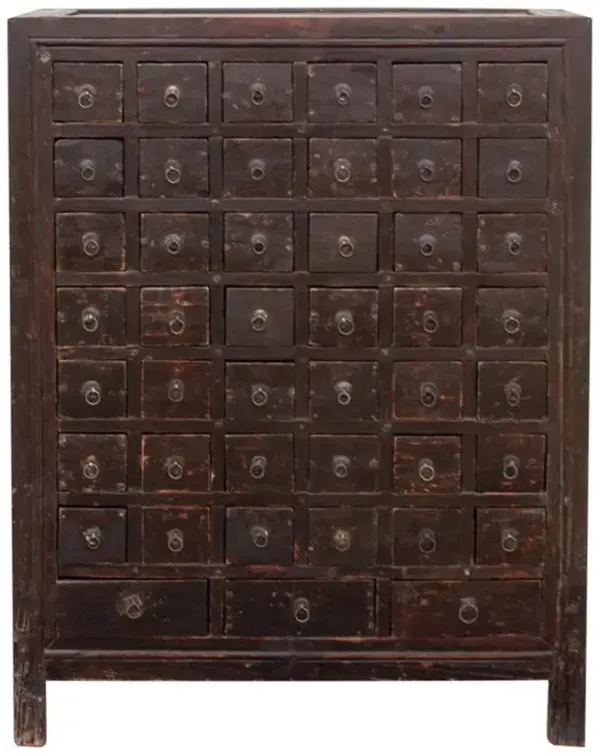 Early 1800's Chinese Apothecary Chest - de-cor - Brown