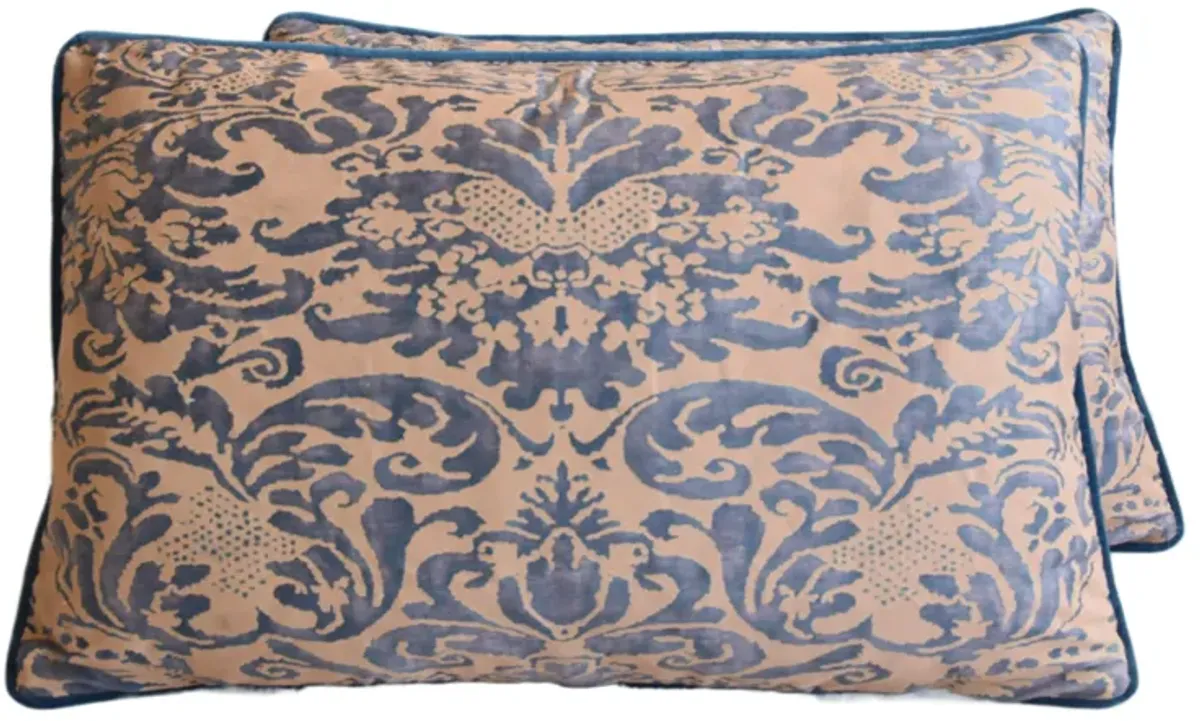 Italian Mariano Fortuny Pillows - Set of 2