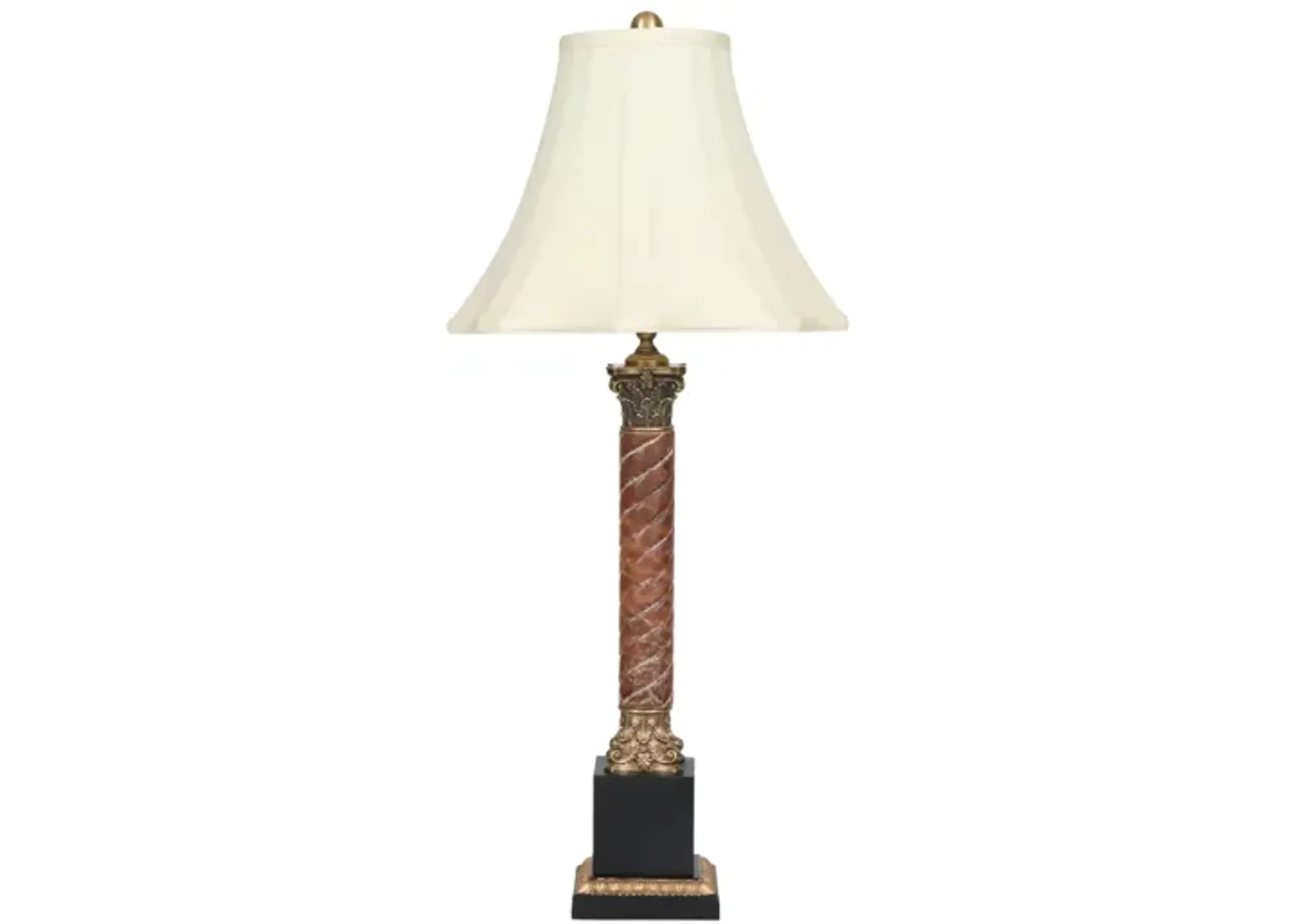 Corinthian Column Marble Table Lamp - Interesting Things