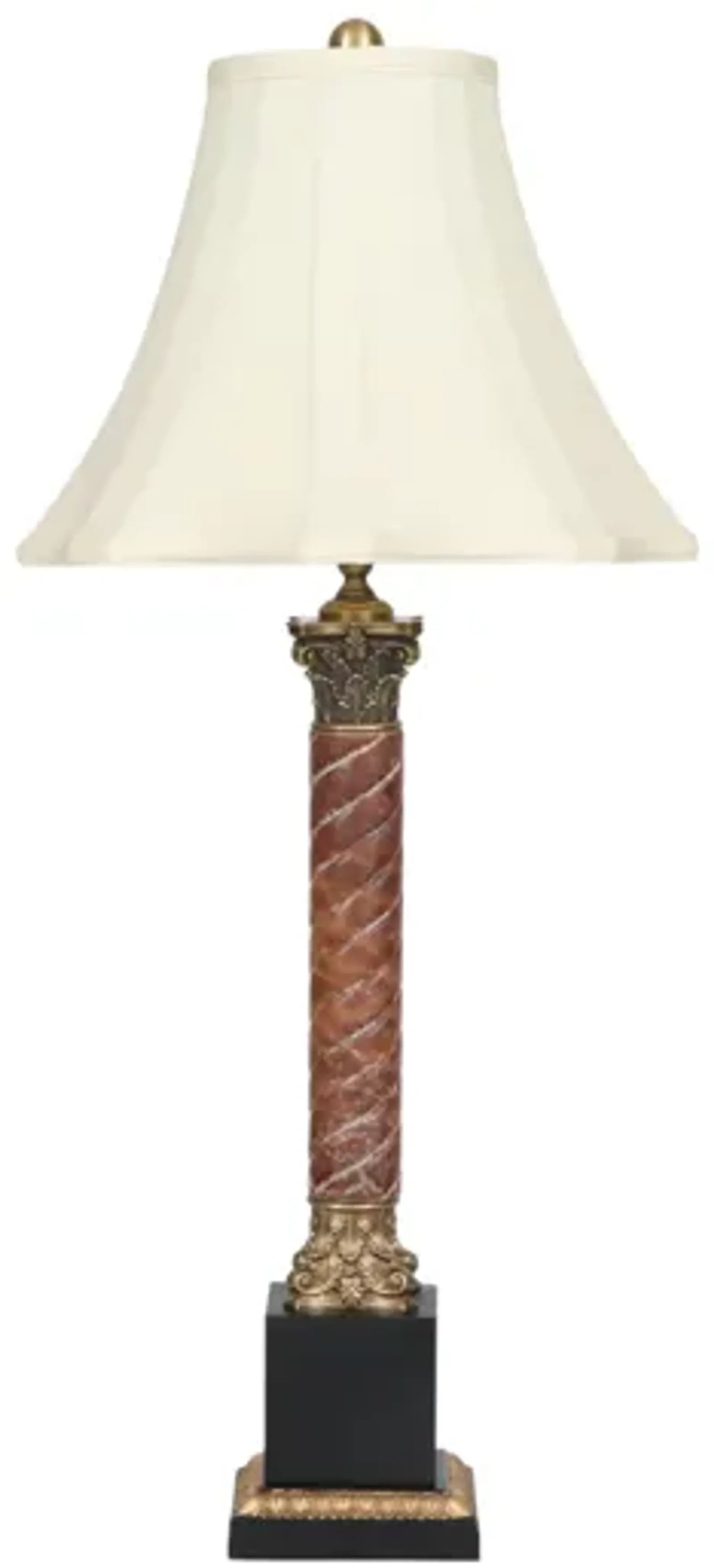 Corinthian Column Marble Table Lamp - Interesting Things