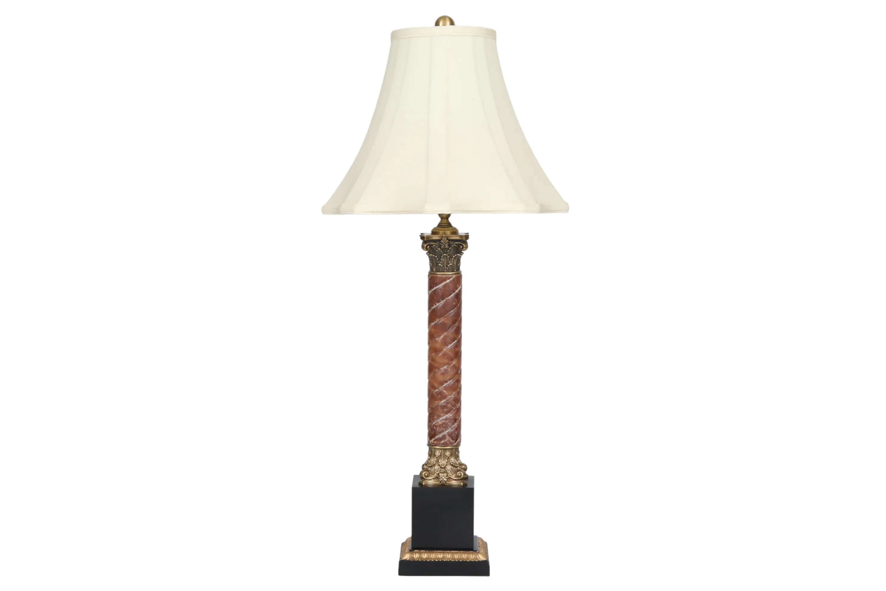 Corinthian Column Marble Table Lamp - Interesting Things