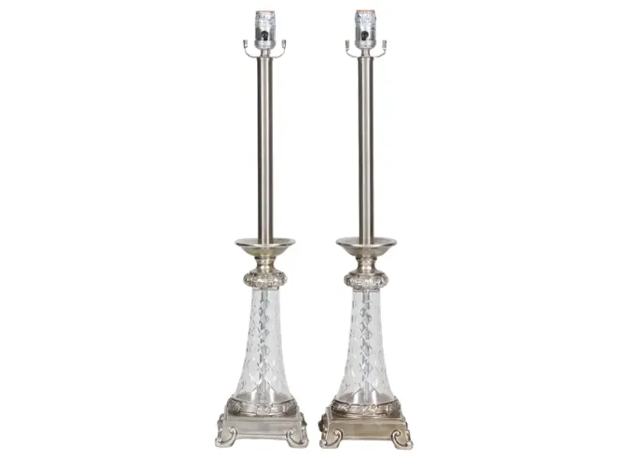 Neoclassical Style Table Lamps - a Pair - Interesting Things