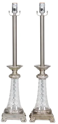 Neoclassical Style Table Lamps - a Pair - Interesting Things