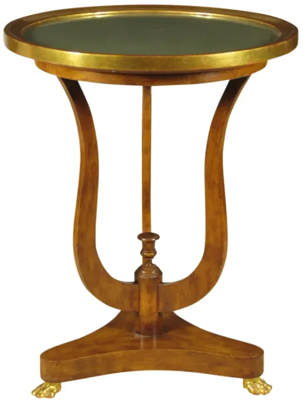 Biedermeier-Style Occasional Table - The Barn at 17 Antiques - brown