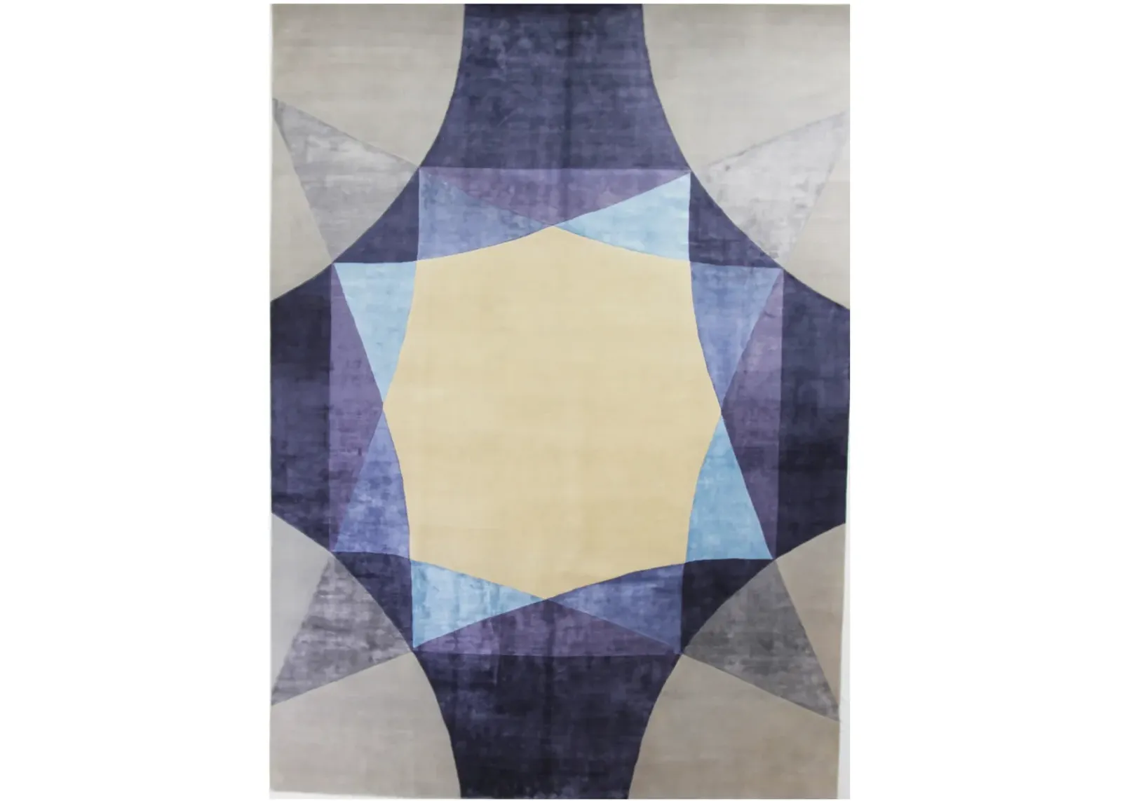 10" x 14" Liv Rug - Gray/Blue - F.J. Kashanian - Blue