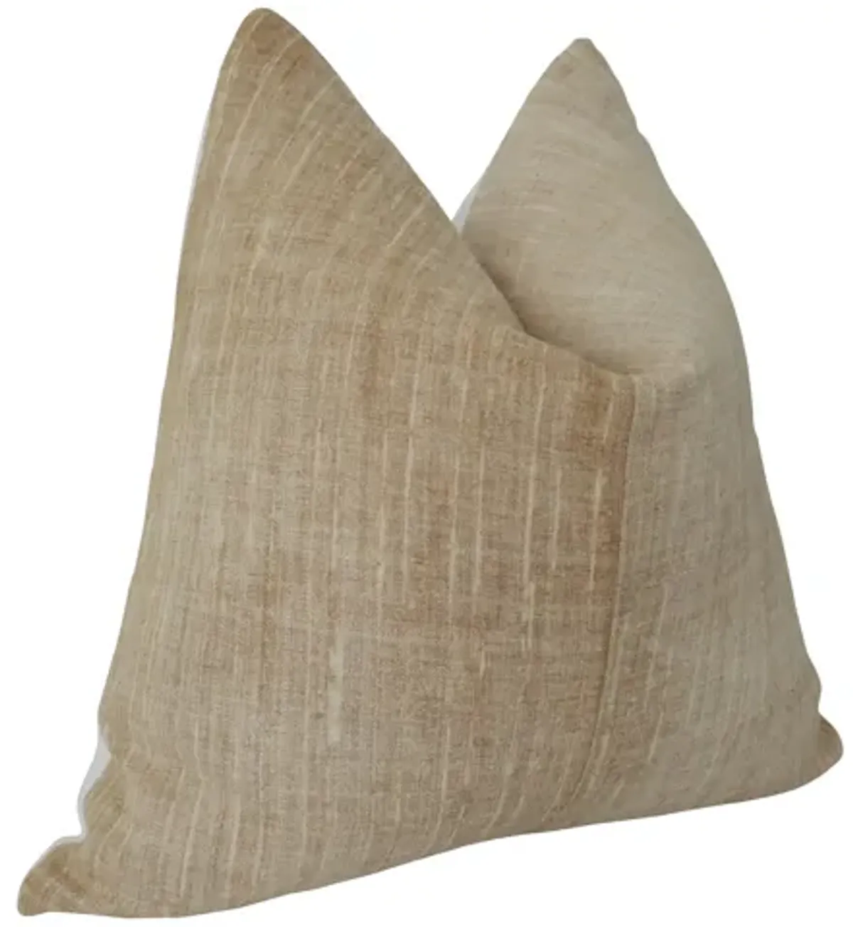 Organic Variegated Hand-Spun Hemp Pillow