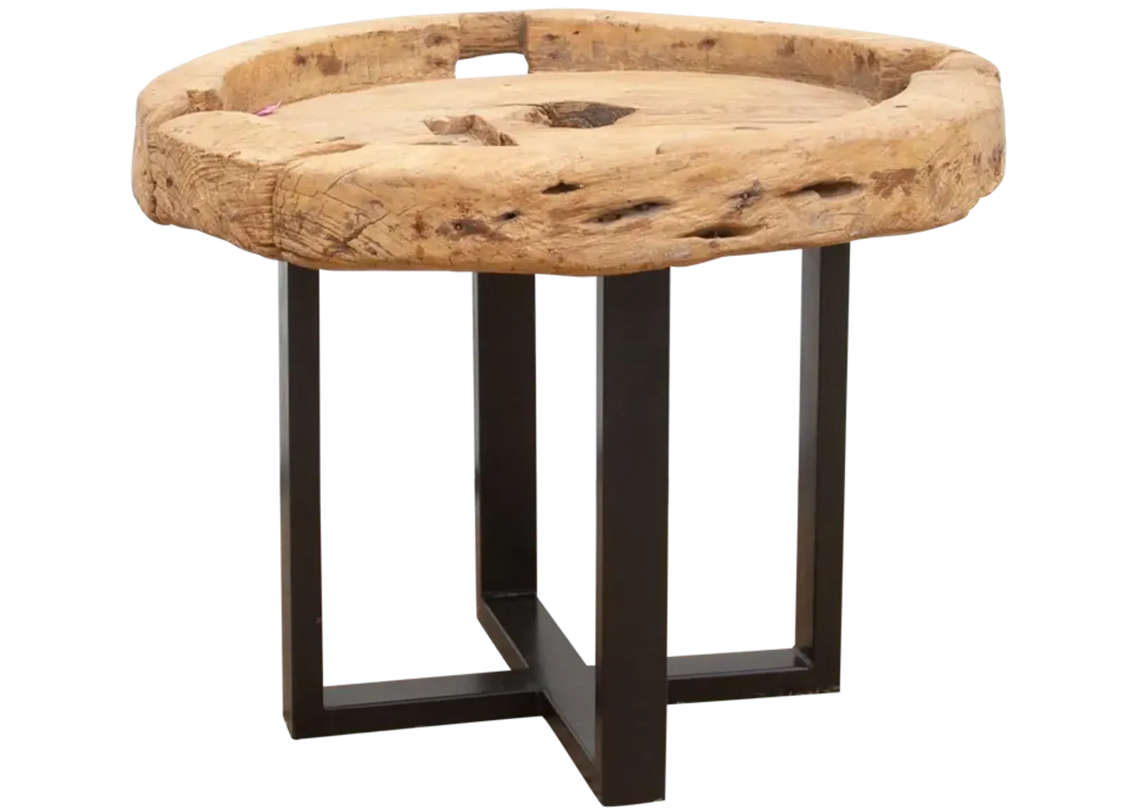 Ancient Java Grinder Coffee Table - de-cor - Brown