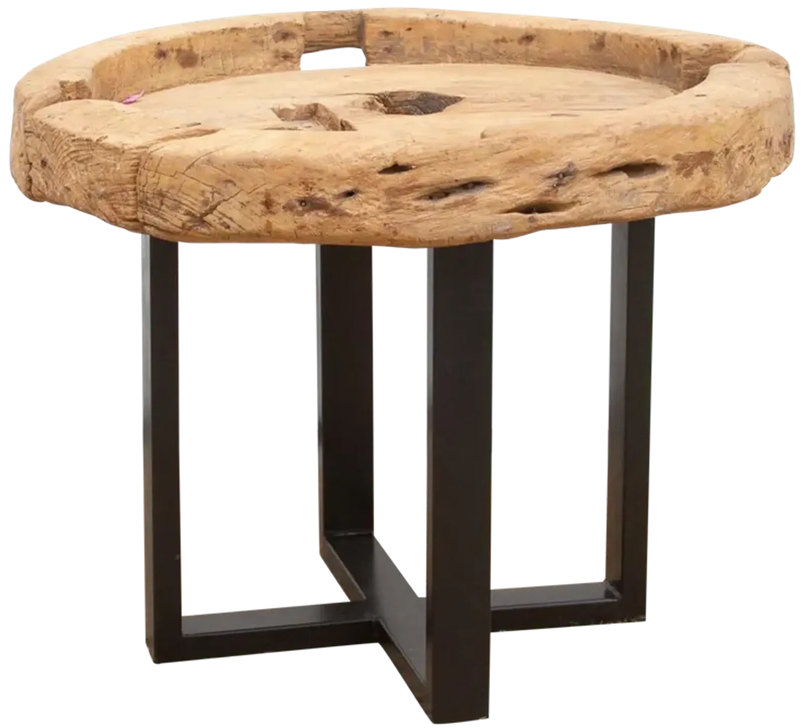 Ancient Java Grinder Coffee Table - de-cor - Brown