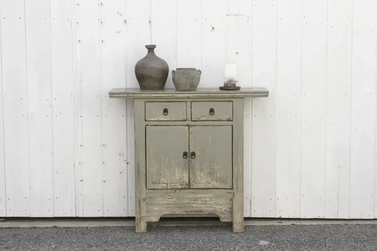 Painted Farmhouse Style Small Cabinet - de-cor - gray