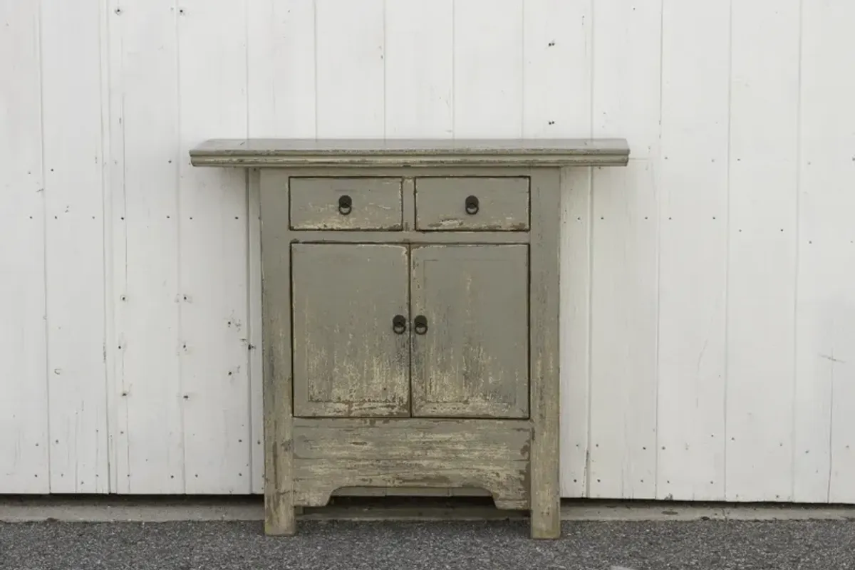 Painted Farmhouse Style Small Cabinet - de-cor - gray