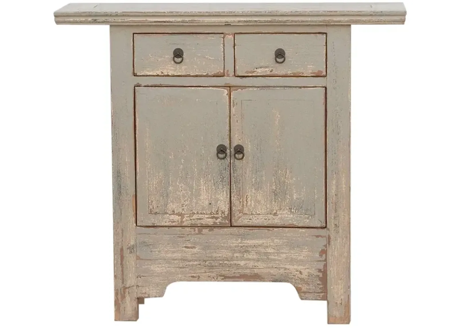 Painted Farmhouse Style Small Cabinet - de-cor - gray