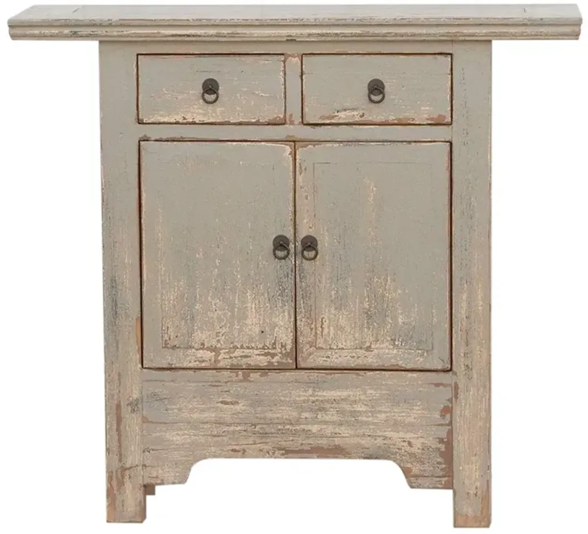 Painted Farmhouse Style Small Cabinet - de-cor - gray