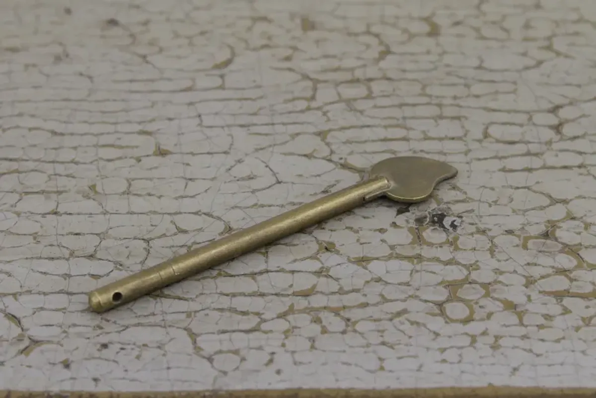 Sleek Crackle Paint Wine Cabinet