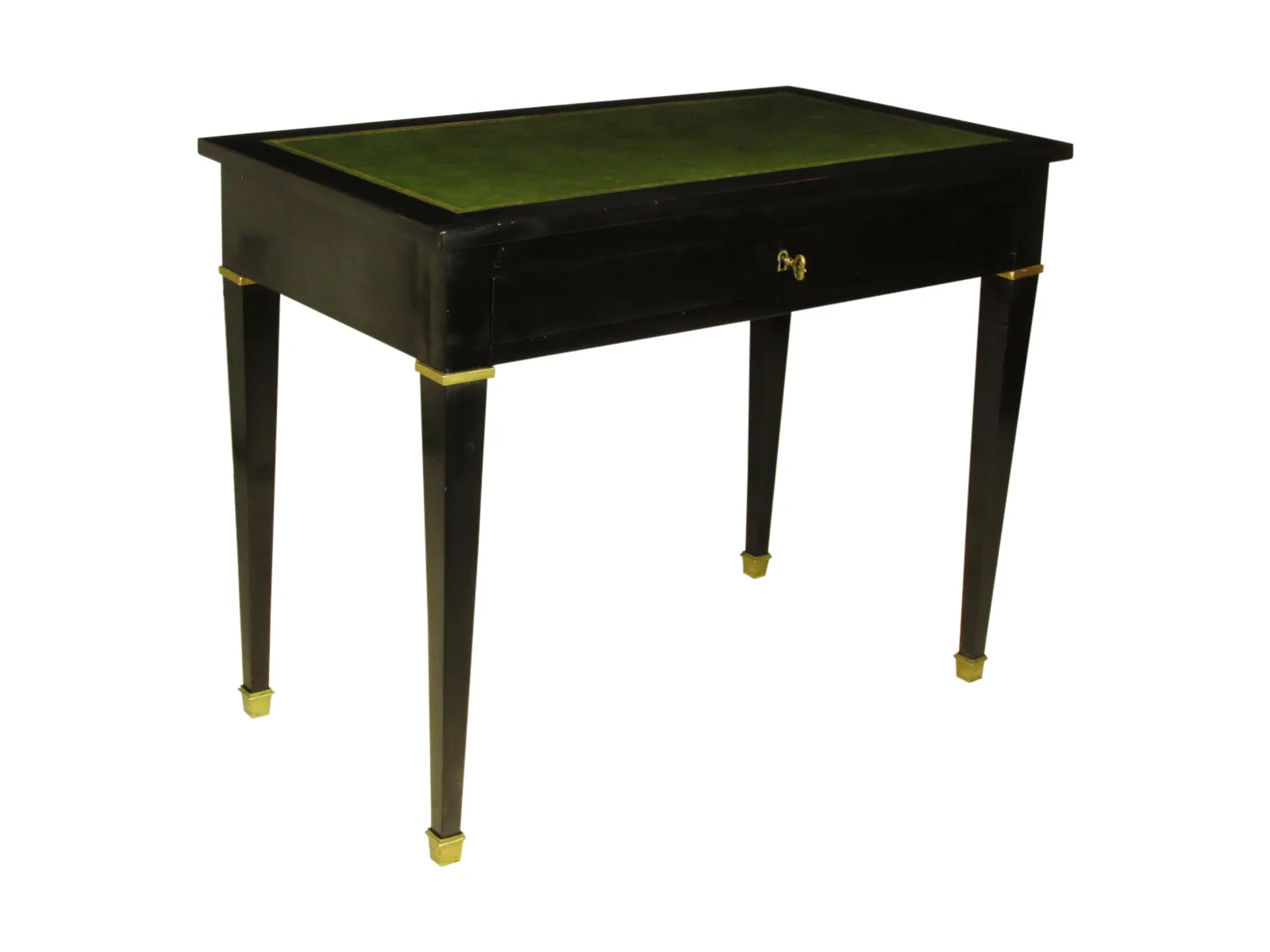 19th-C. Black Lacquer Writing Table - The Barn at 17 Antiques
