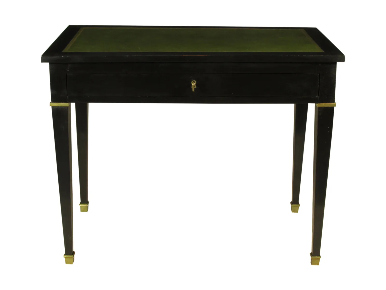 19th-C. Black Lacquer Writing Table - The Barn at 17 Antiques