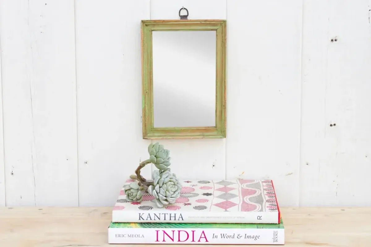 Sage Colonial Accent Mirror - de-cor - Green