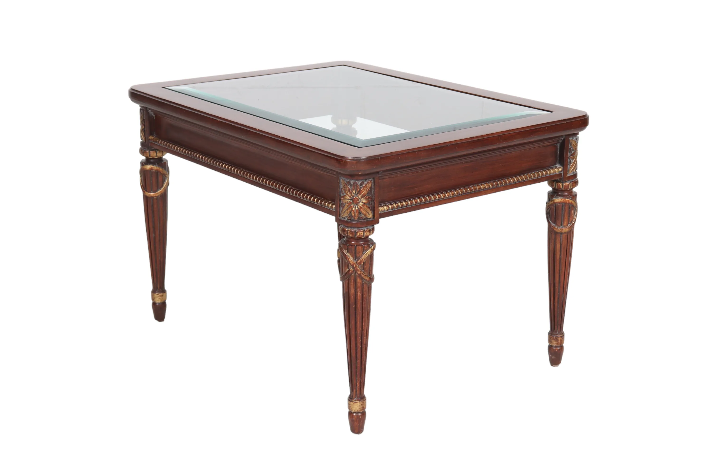 Louis XVI Style Side Table - Interesting Things - Brown