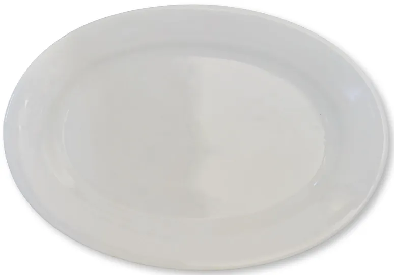 French White Porcelain Turkey Platter - New England Mercantile