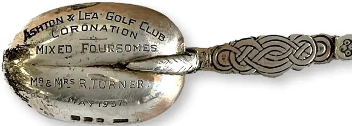 1937 Golf Trophy Spoon - New England Mercantile - Silver