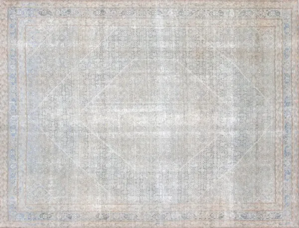 1940s Persian Tabriz Rug - 9'5 x 12'1 - Nalbandian - Beige - Beige