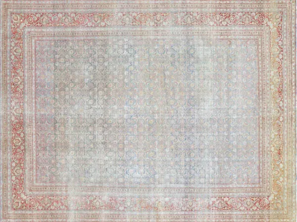 1940s Persian Tabriz Rug - 9'4" x 12'5" - Nalbandian - Red - Red