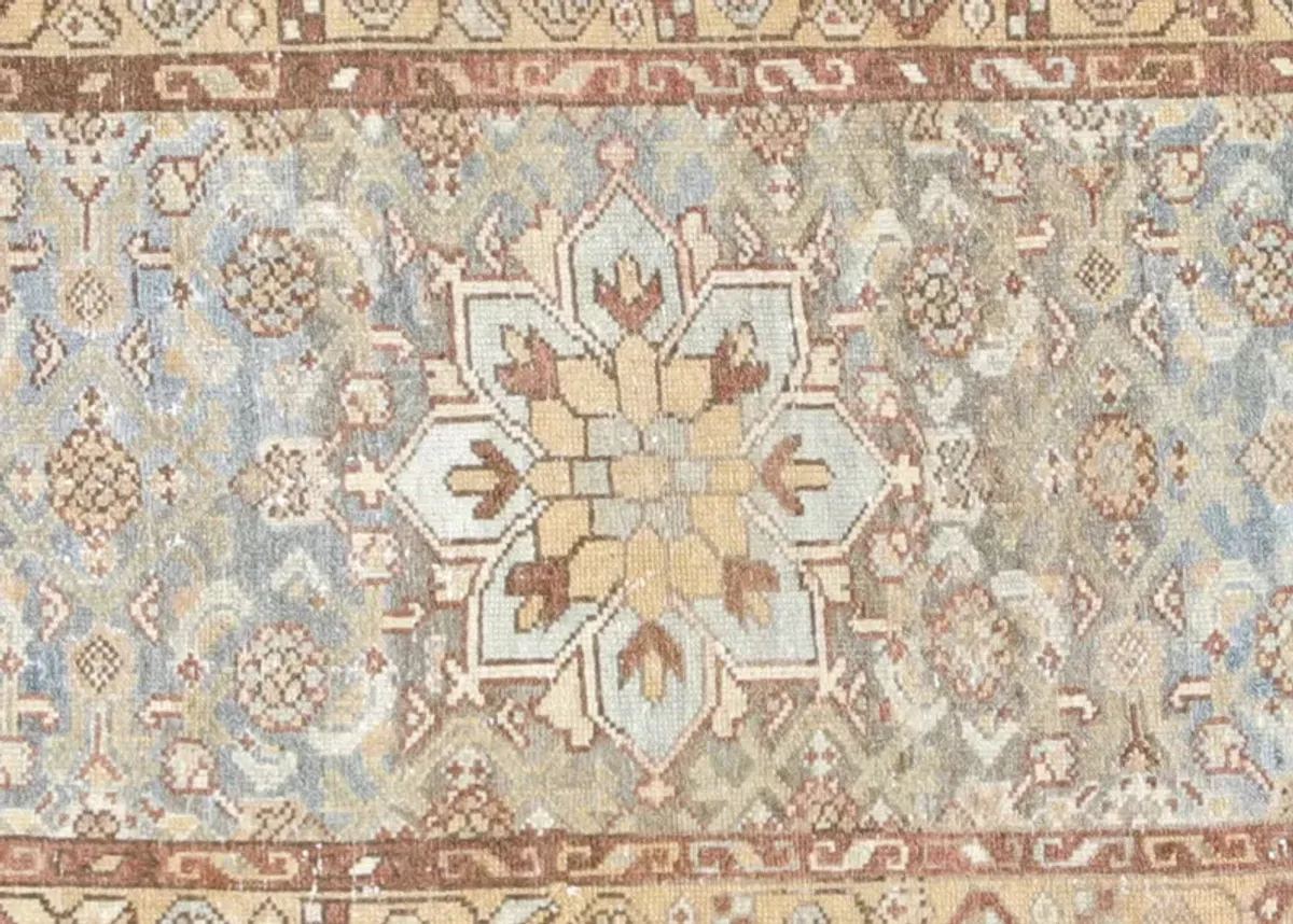 Persian Melayer Runner - 2'7" x 9'5" - Nalbandian - Blue