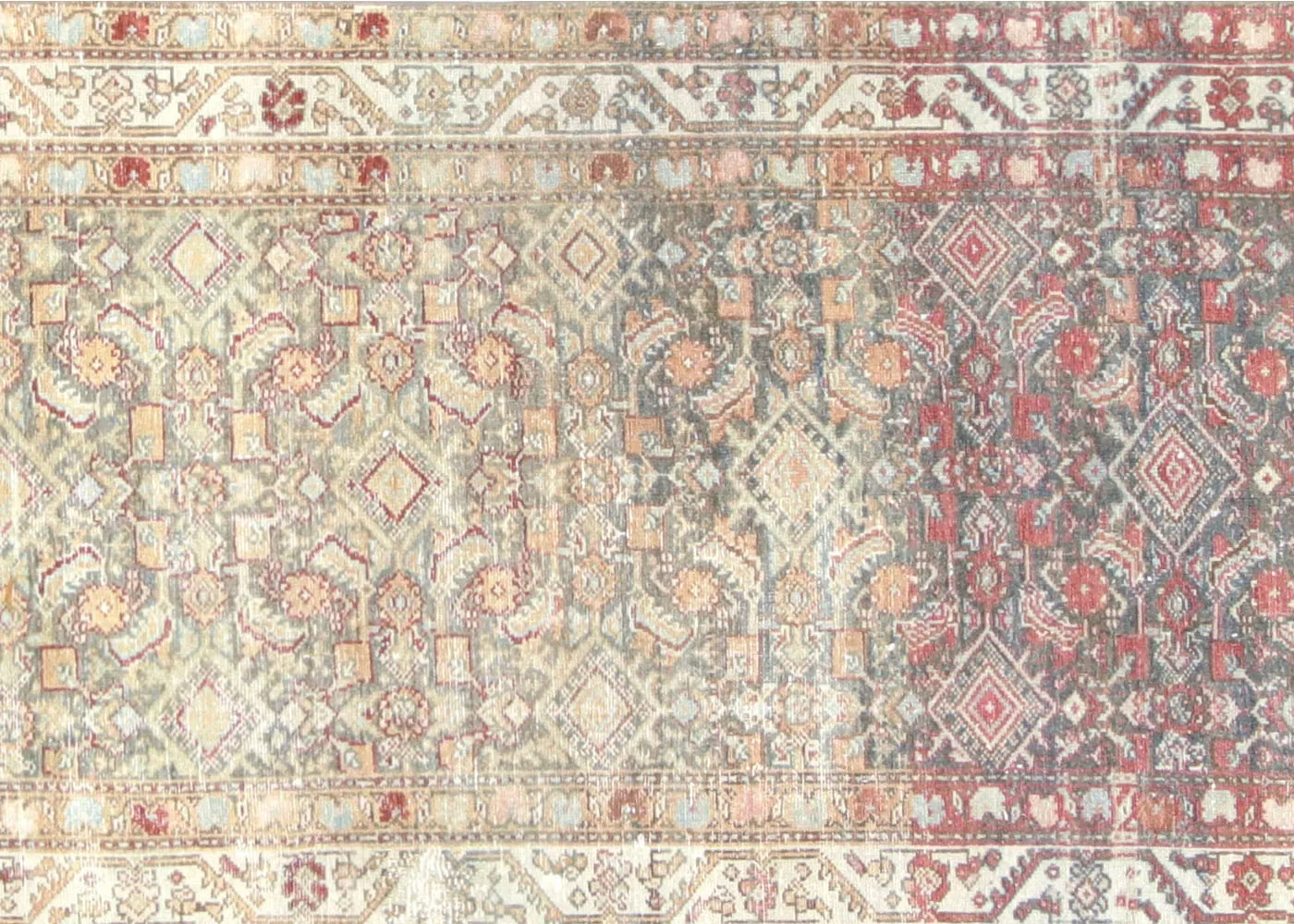 1940 Persian Melayer Runner-3'6" x 16'3" - Nalbandian - Green