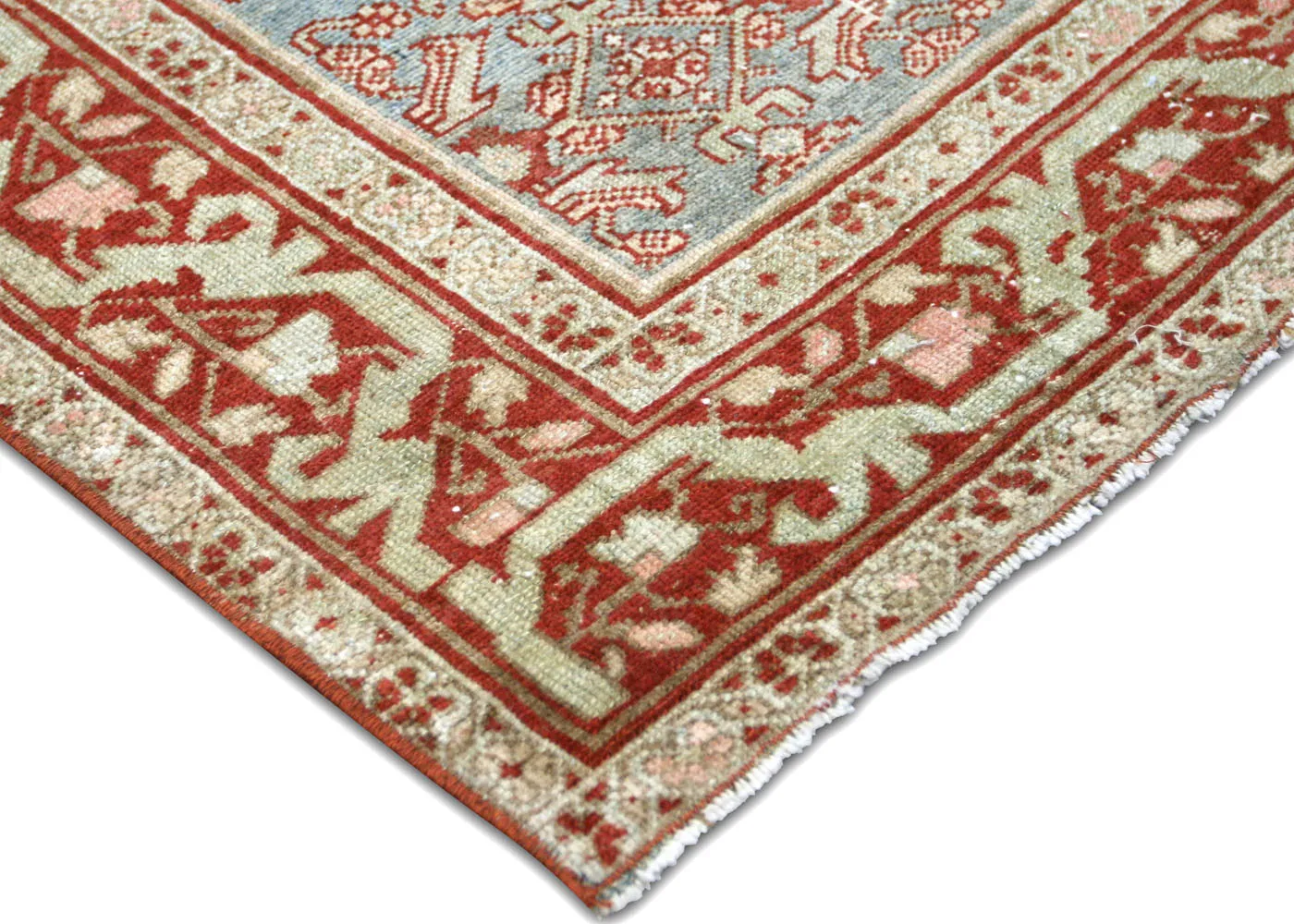 1940s Persian Melayer Runner-3'3" x16'8" - Nalbandian - Red