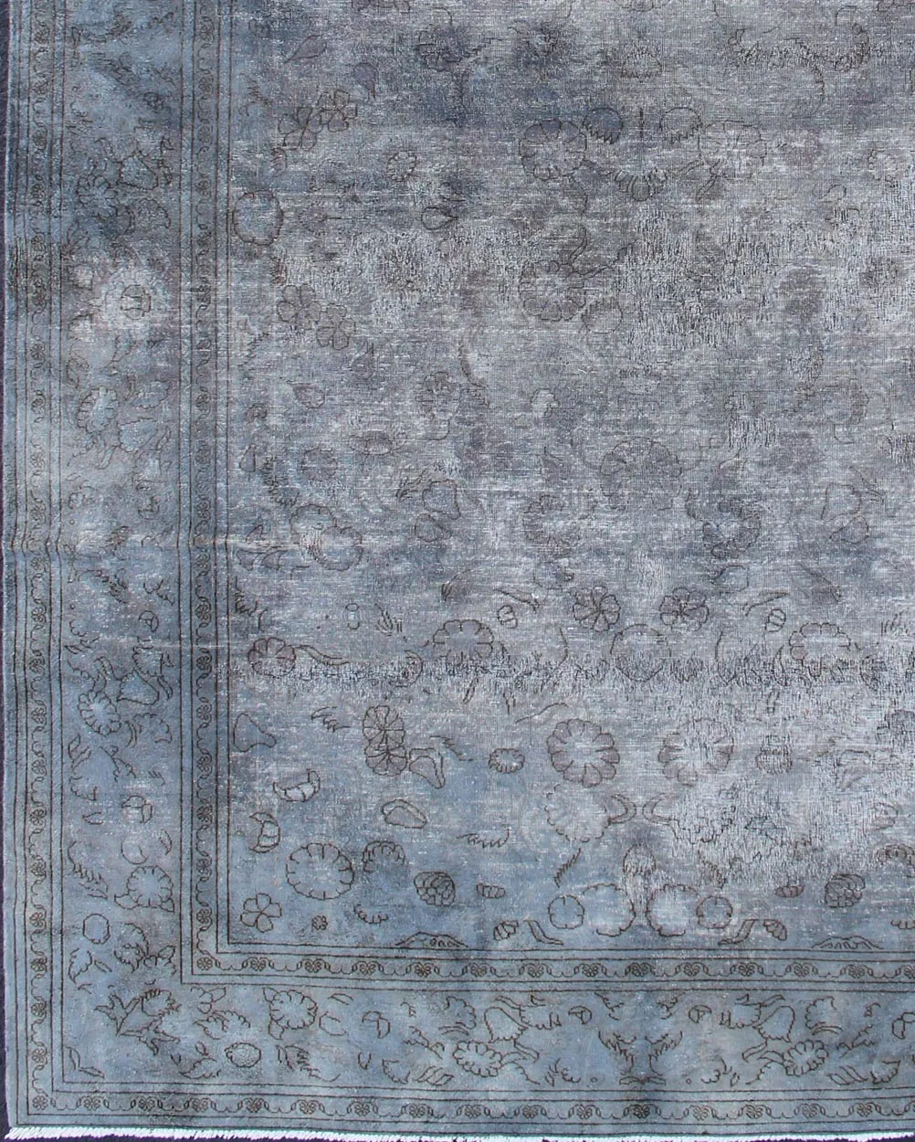 Indian Amritsar Rug 6'7 x 10'1 - Keivan Woven Arts - blue - blue