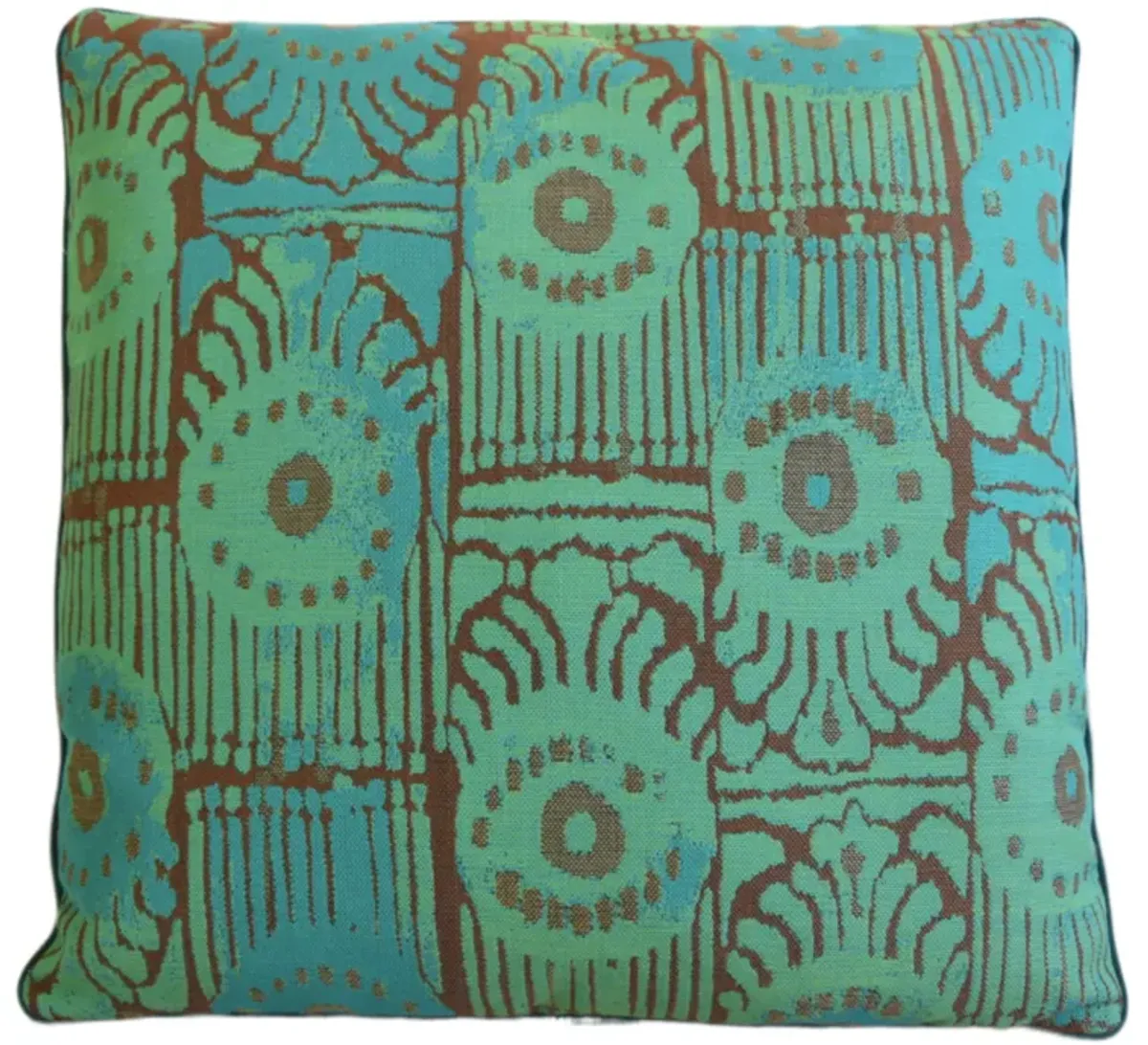 Designer Perennials Green Parrot Pillow